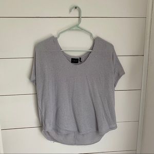 UO Grey Distressed Tee
